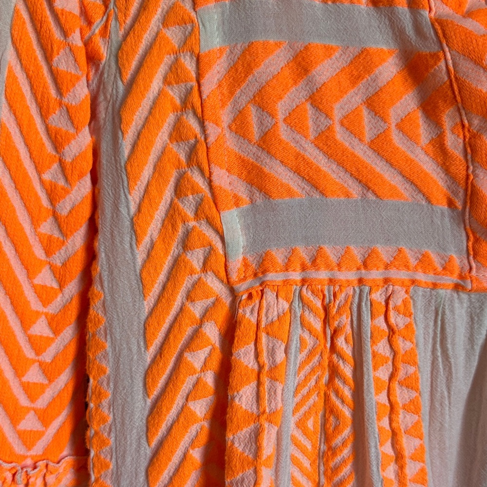 Devotion TWINS Vibrant Orange Long Sleeve Dress - Picture 5 of 5